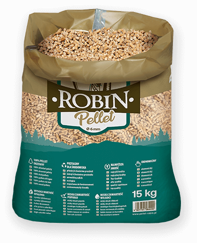 worek pelletu opałowego Robin do kupienia w Trzemesznie lub sklepie internetowym